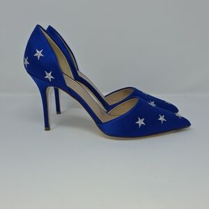 J.Crew Elsie pumps heels – Stars d'Orsay pumps Blue - Size 9.5 - Made in Italy
